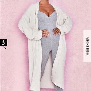 Cardigan fuzzy house of cb